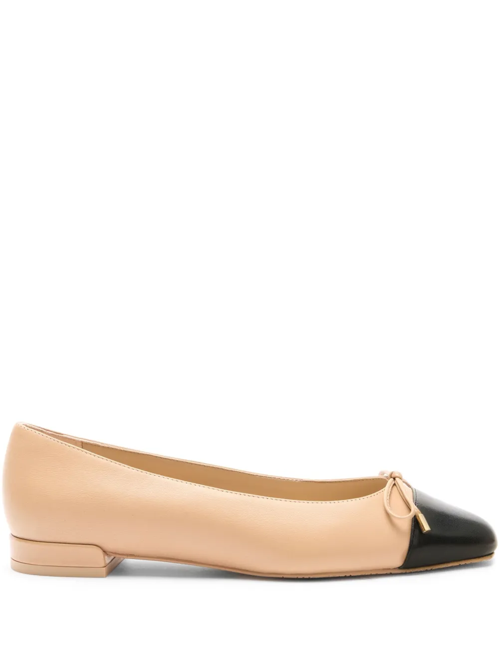 Stuart Weitzman Sleek Bow ballet flats Neutrals