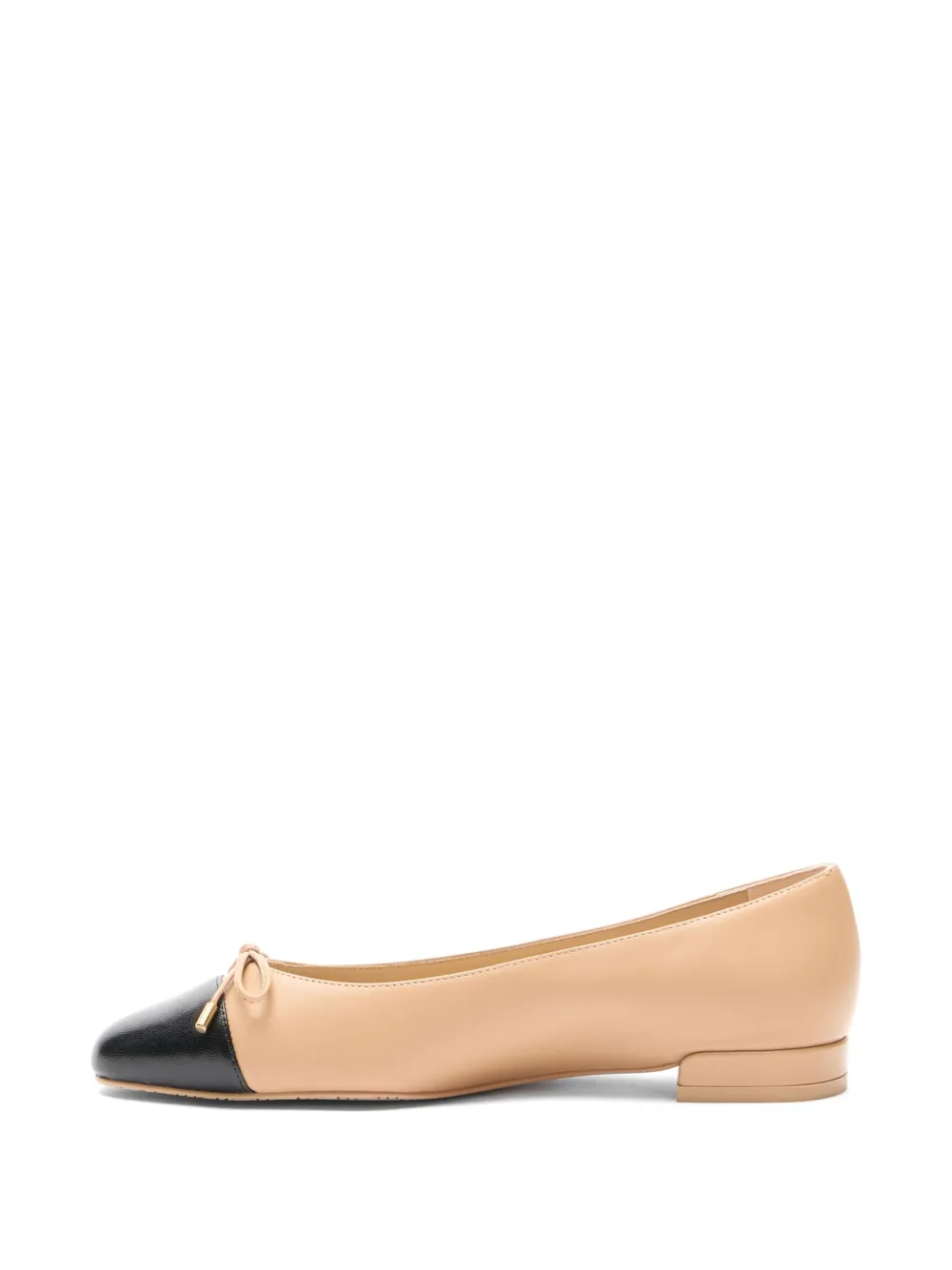 Stuart Weitzman Sleek Bow ballet flats Neutrals