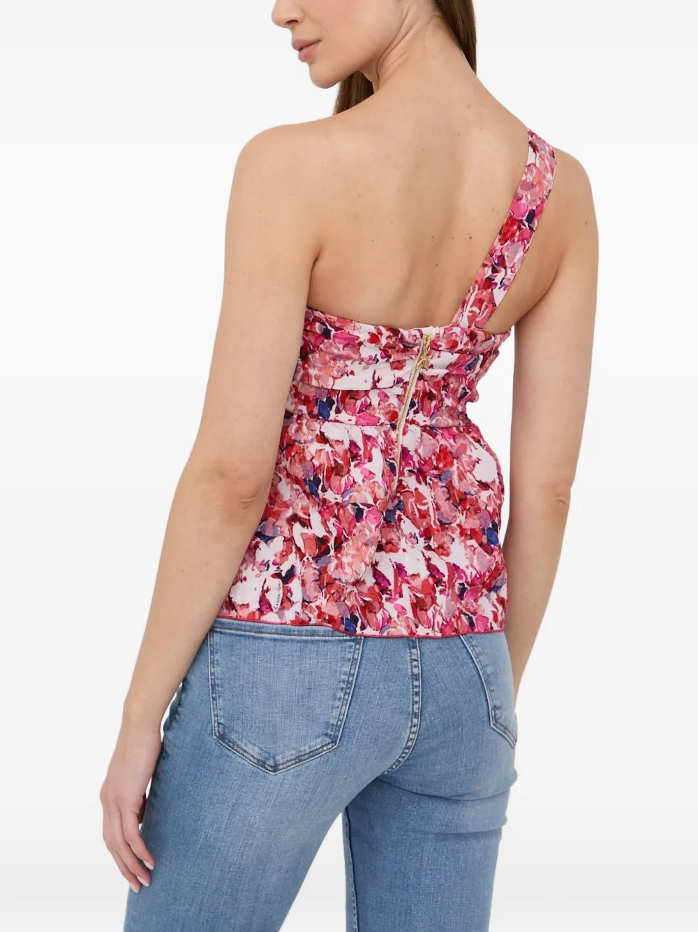 Patrizia Pepe Asymmetrische top Rood