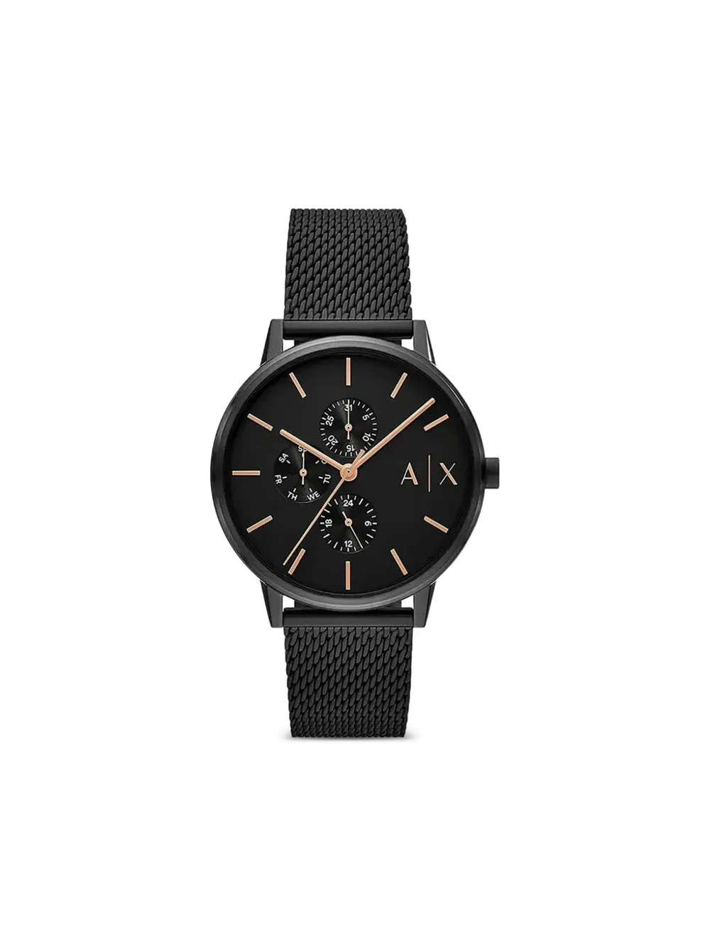 Armani Exchange round-face set 42mm | noir | Image 1