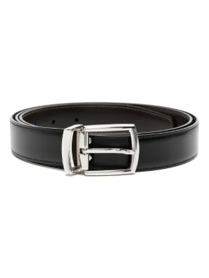 Montblanc ホースシューバックル レザーベルト | ブルー | FARFETCH JP