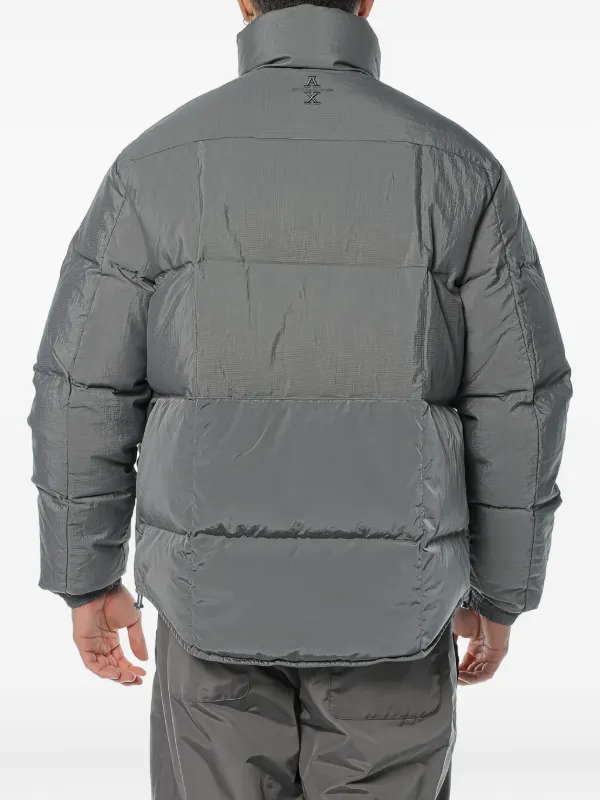 Armani Exchange Quilted Puffer Jacket | Grey | FARFETCH