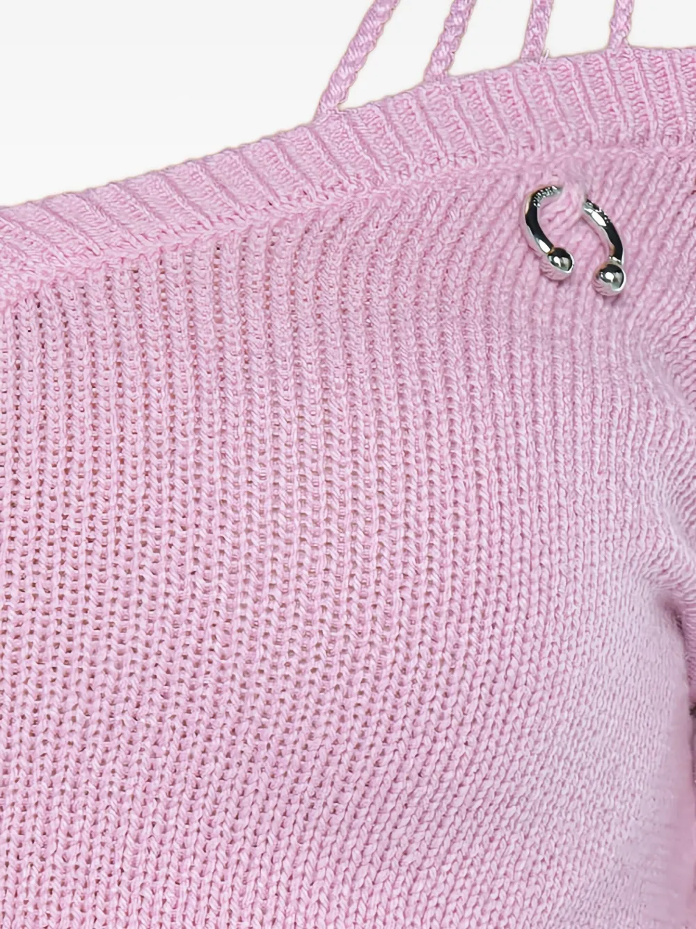 Chiara Ferragni Off-shoulder top Roze