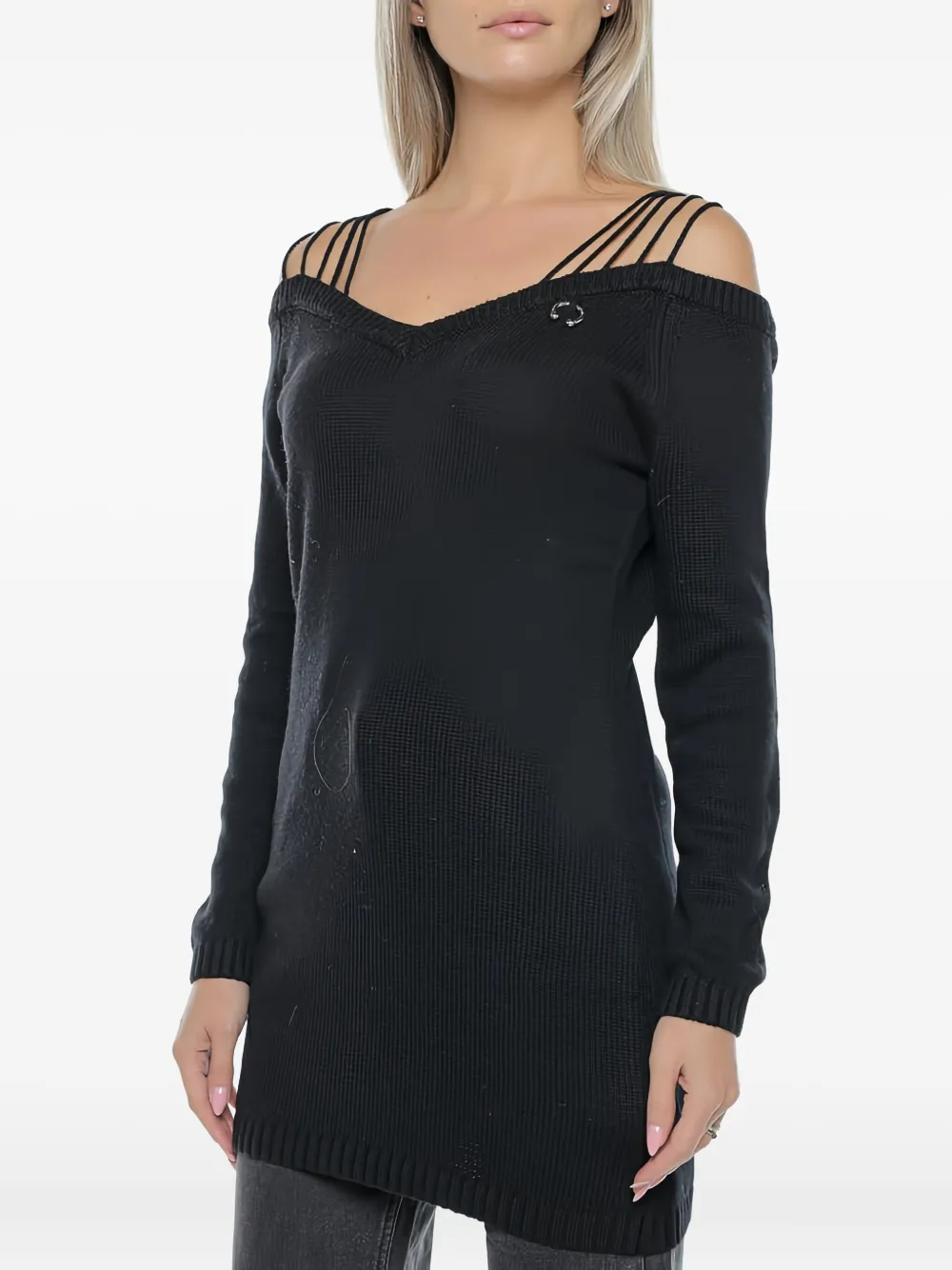 Chiara Ferragni off-shoulder top | Black | Image 1
