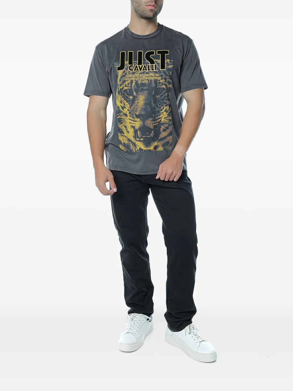 Armani Exchange five-pockets jeans - Zwart