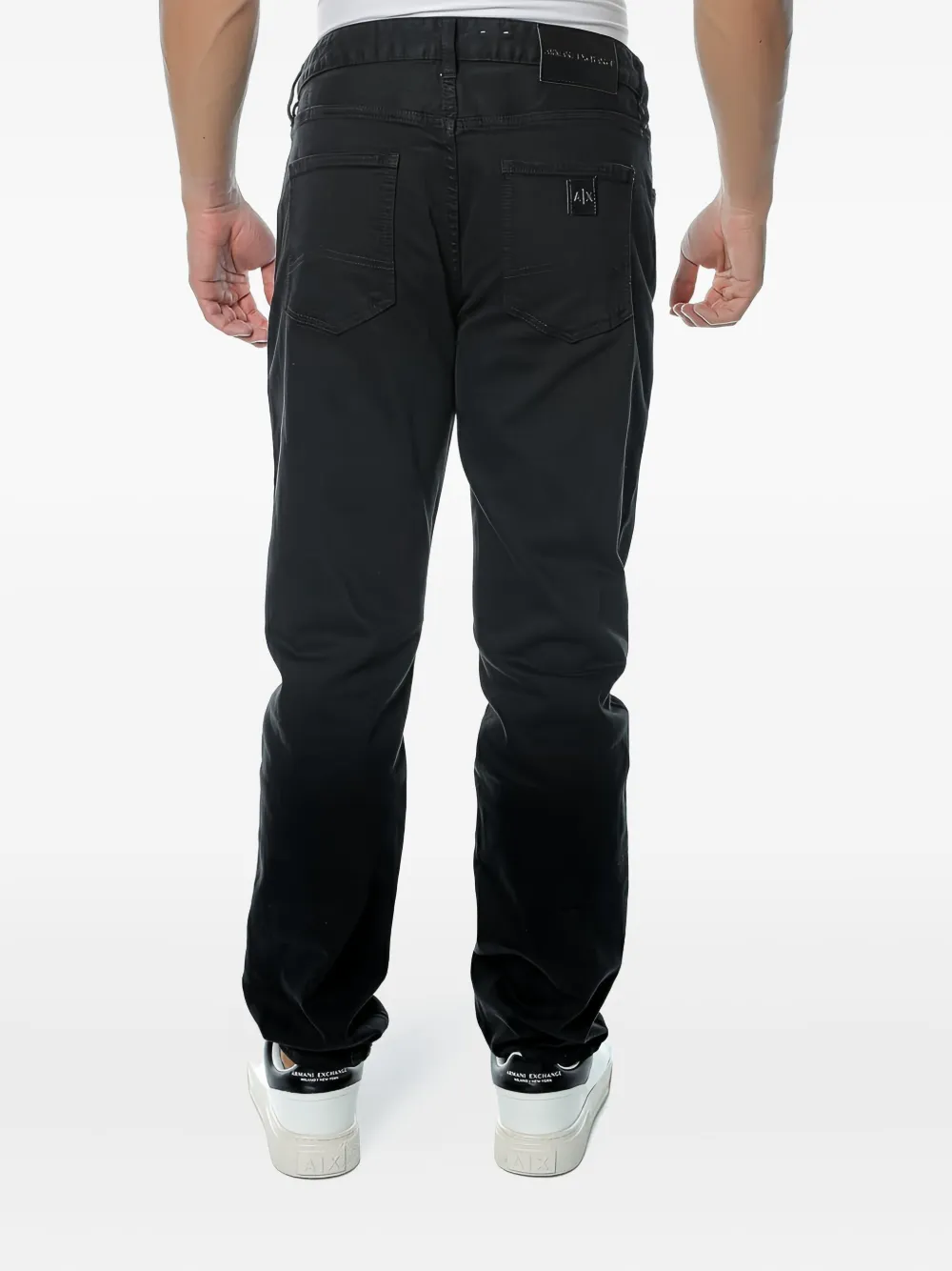 Armani Exchange Jeans met vijf zakken Zwart