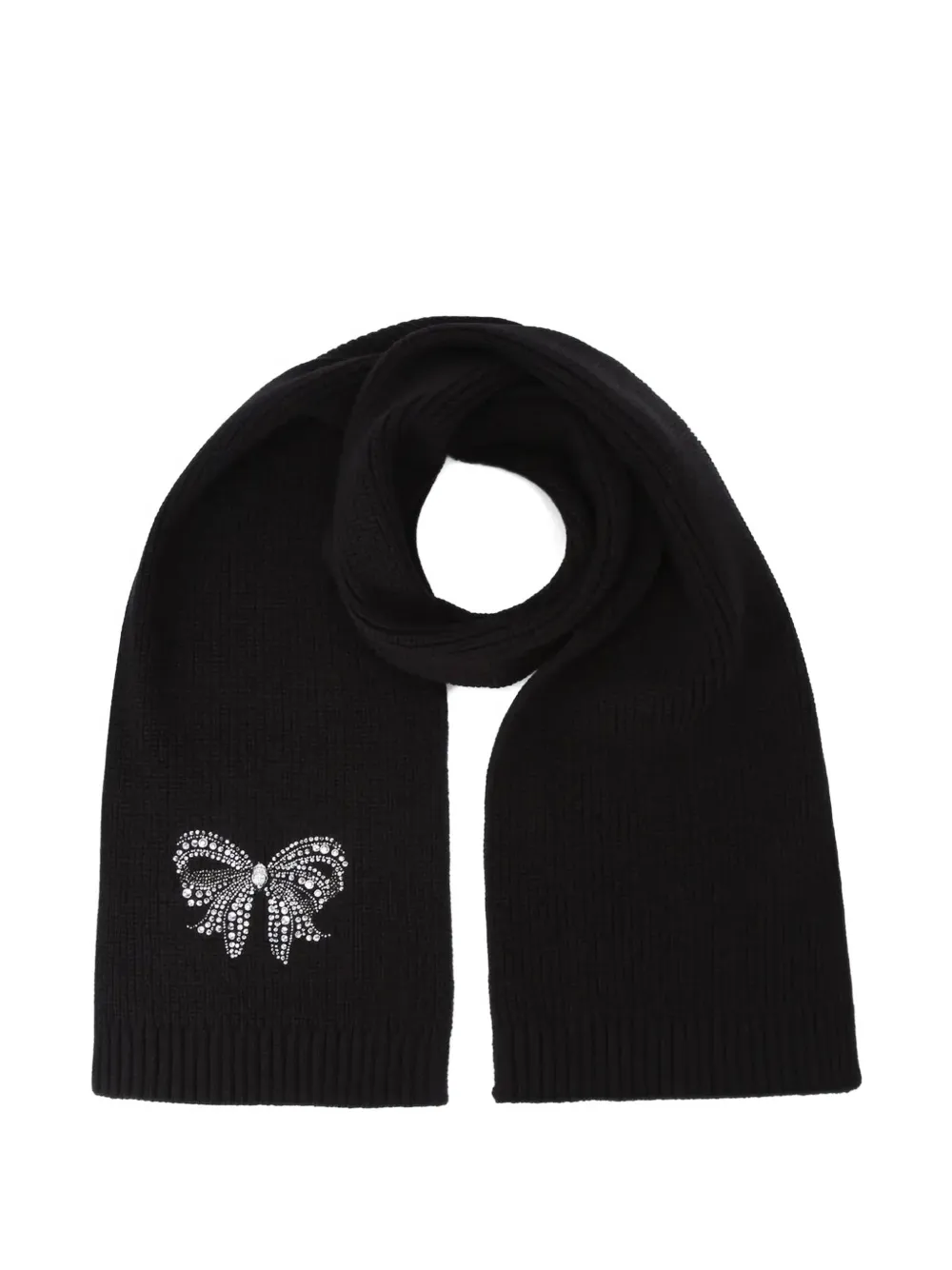 Kurt Geiger Belgravia bow-embellished scarf - Nero