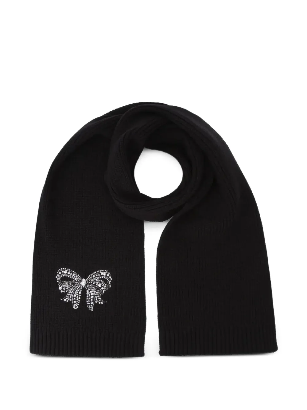 Kurt Geiger Belgravia bow-embellished scarf - Nero
