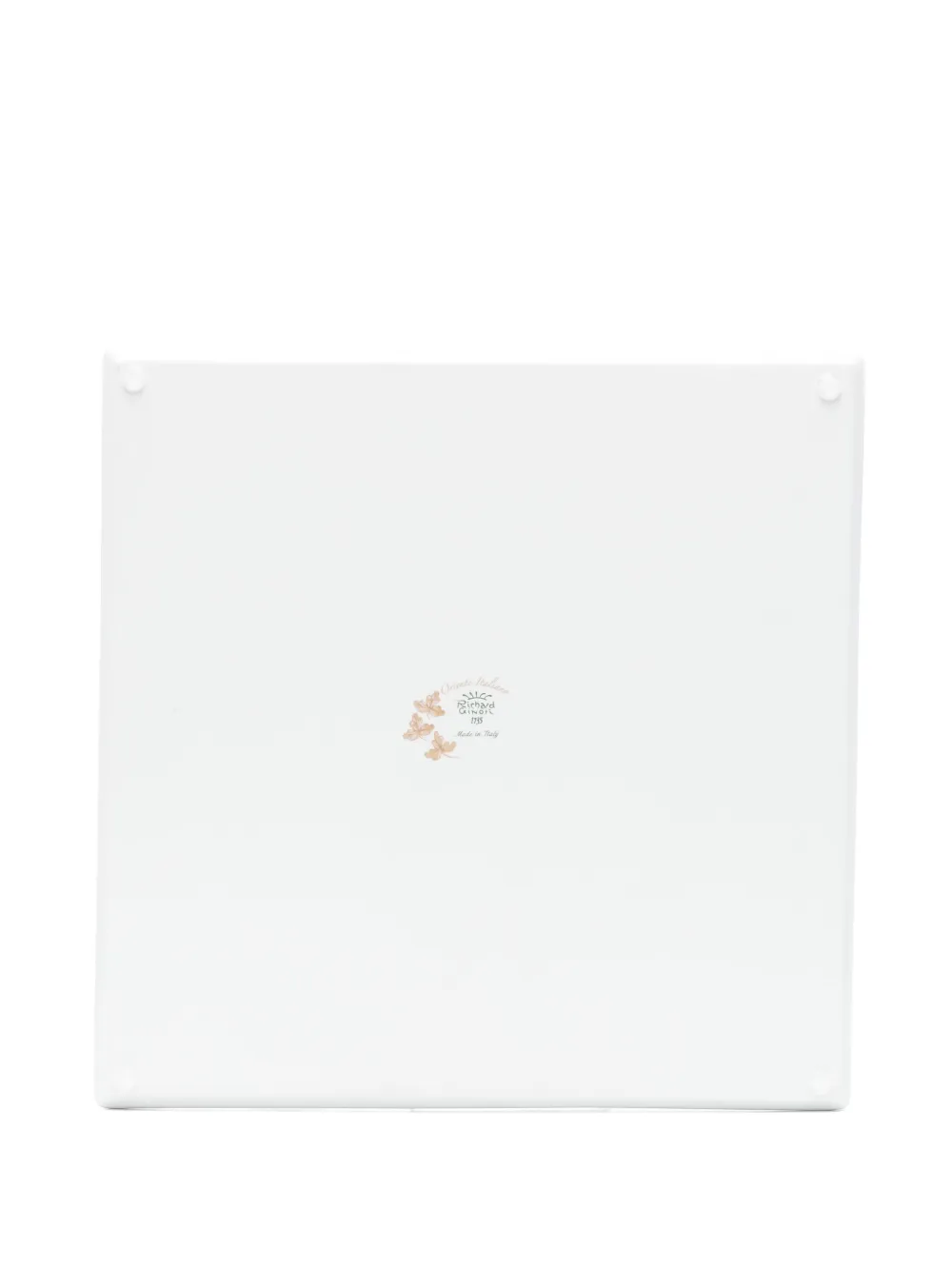 Ginori 1735 Iris-motif Placemats (set Of Two) In White