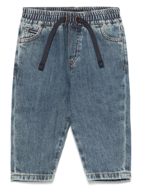 Dolce & Gabbana Kids drawstring jeans