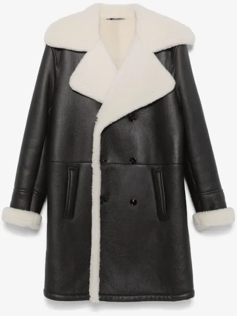 Dolce & Gabbana leather coat