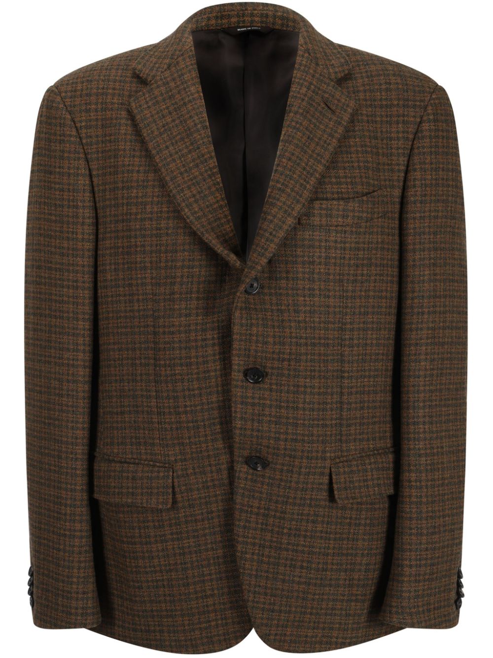 Loro Piana checked blazer - Brown