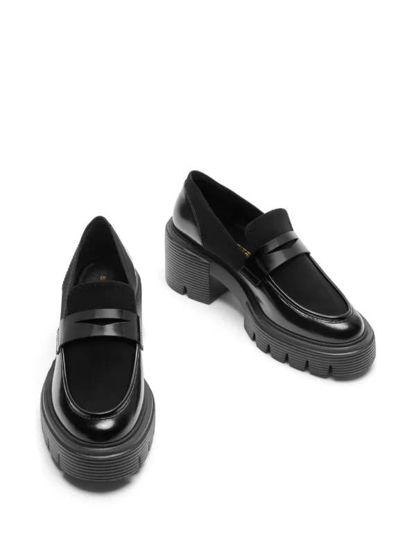 ＊Stuart Weitzman＊ レザー ローファー Stuart Weitzman レザーローファー | ブラック | FARFETCH JP