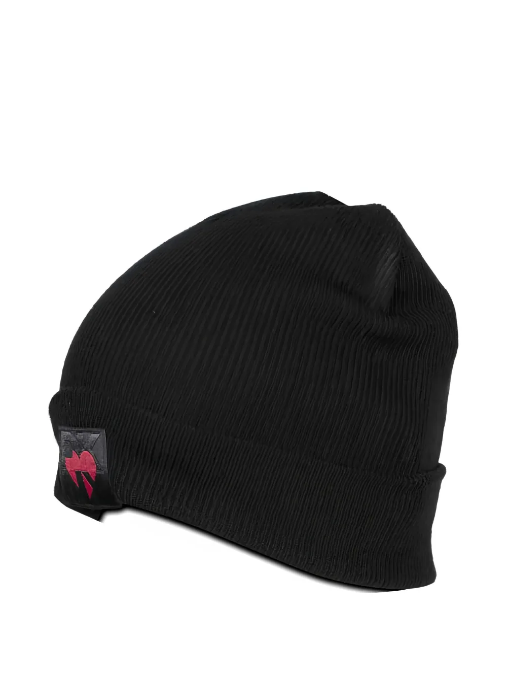 DKNY Muts met logopatch - Zwart