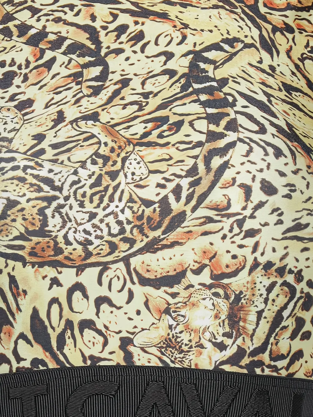 Just Cavalli T-shirt met dierenprint Geel