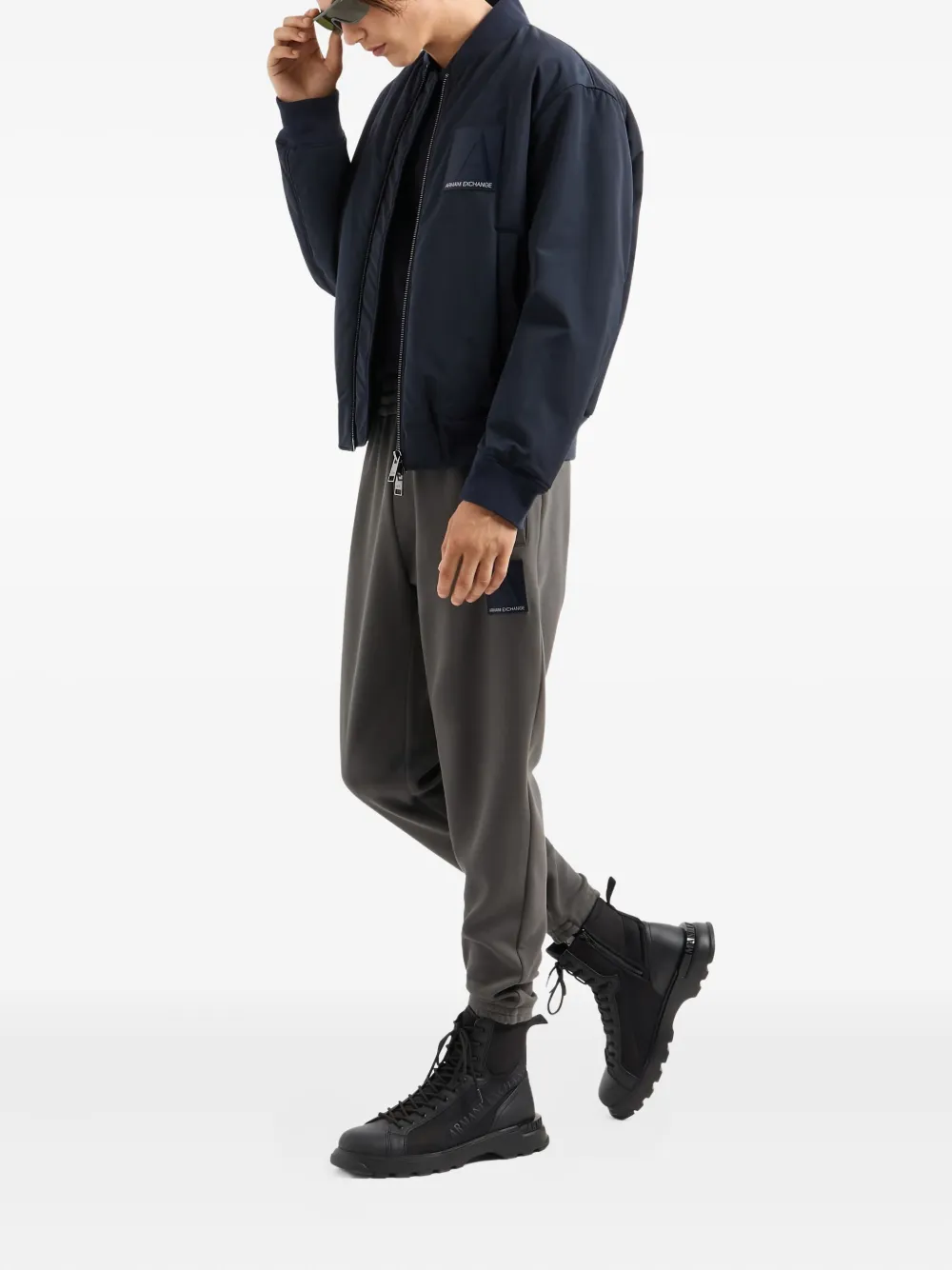 Armani Exchange logo-patch bomber jacket | Bomber Jackets | Image 2