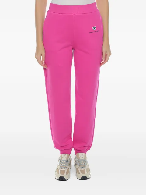 Chiara Ferragni logo-embroidered track pants
