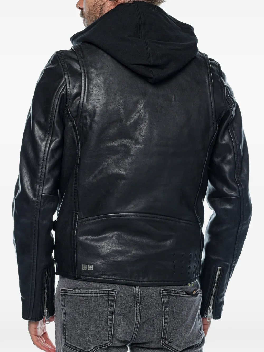 Ksubi Capitol leather jacket Zwart