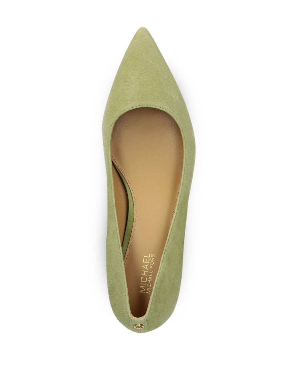 Michael Kors 45 mm suède pumps Groen