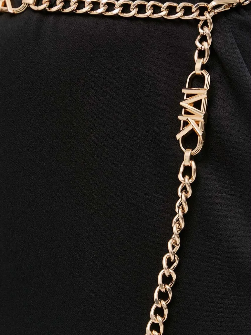 Michael Kors Empire logo chain belt Goud