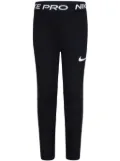 Nike Kids logo-print leggings - Black