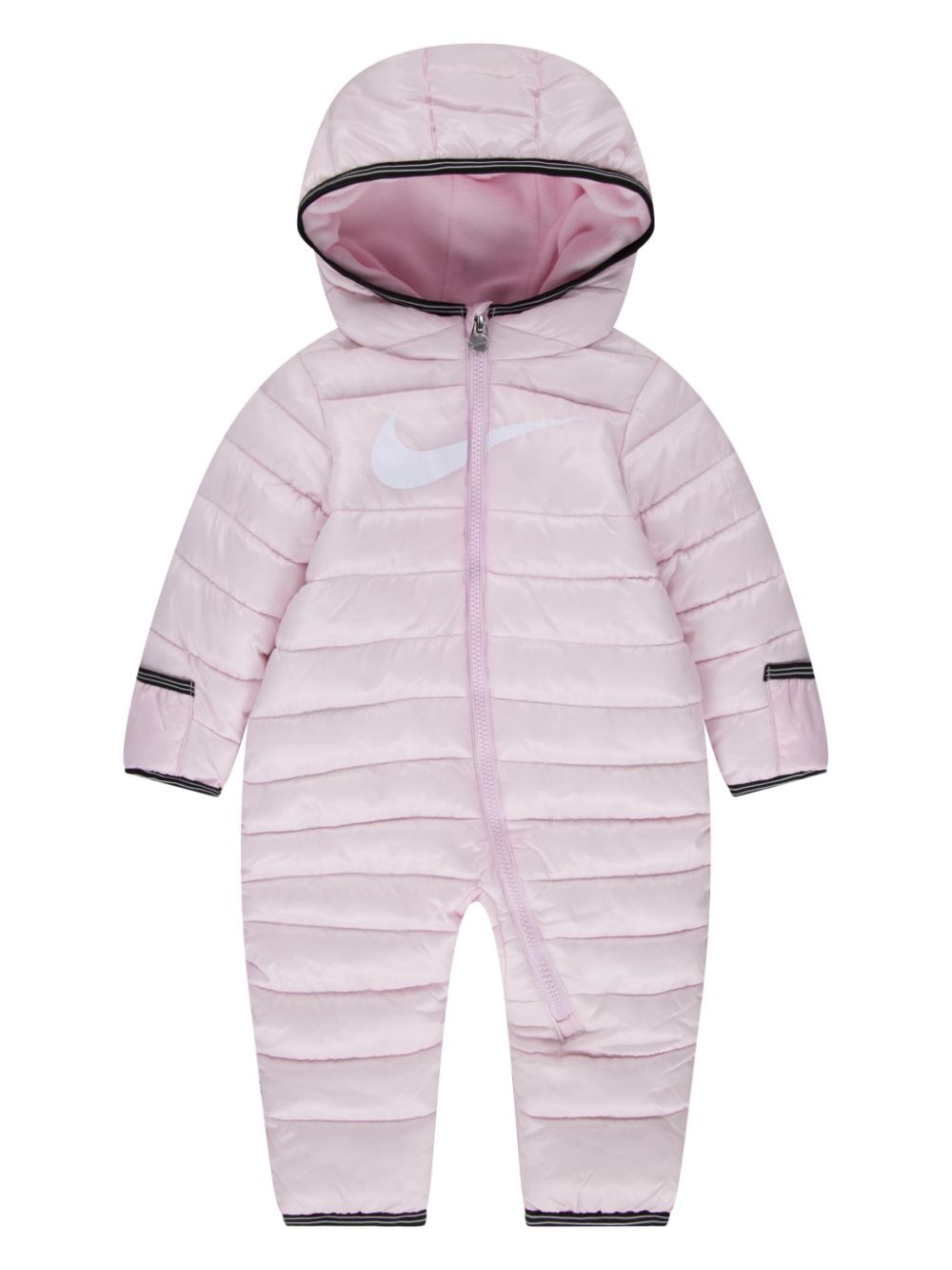 Nike Kids Swoosh-print snowsuit - Pink