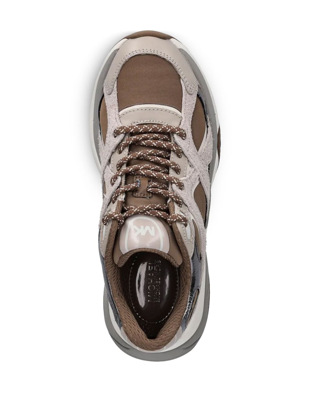 Michael Kors Sneakers met colourblocking Beige