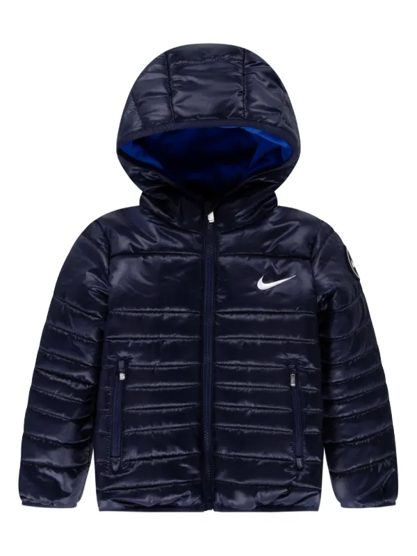 Nike Kids logo-embroidered Puffer Jacket Blue FARFETCH ZA - Main Image