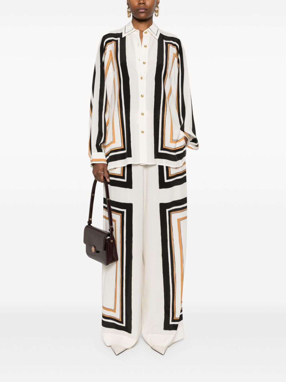 ZIMMERMANN striped shirt - Wit