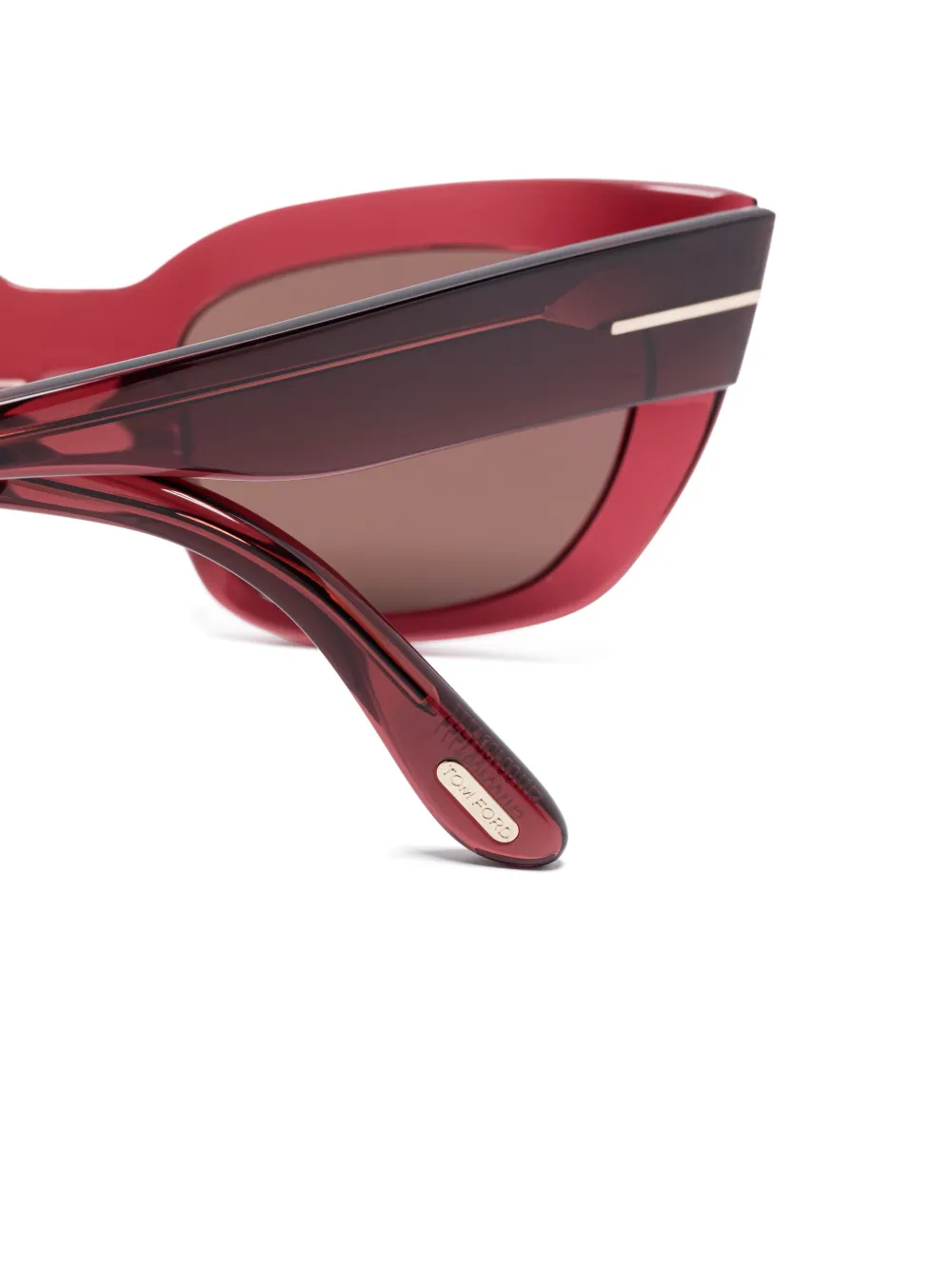 TOM FORD Eyewear Athena zonnebril Rood