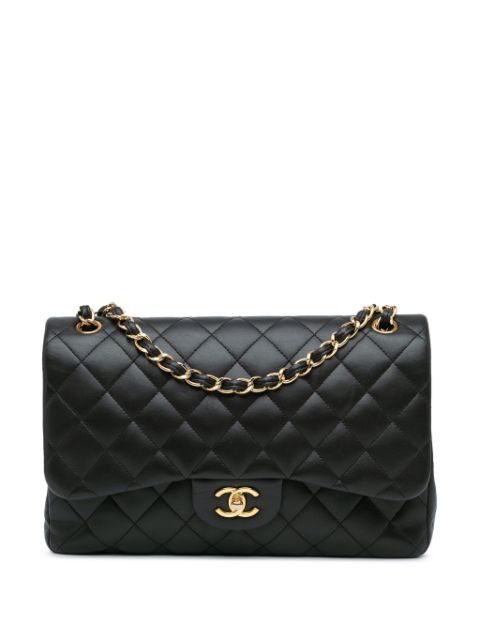 HOT SALE CHANEL 2011 Jumbo Classic Lambskin Double Flap shoulder bag Women