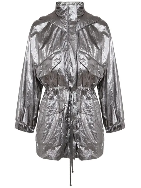 Lenny Niemeyer Casaco Parka Metalic Prata