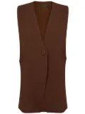 Lenny Niemeyer side-slit waistcoat - Brown