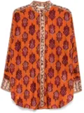 ZIMMERMANN Wylie shirt - Orange