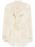 ZIMMERMANN Burnout blouse - Neutrals