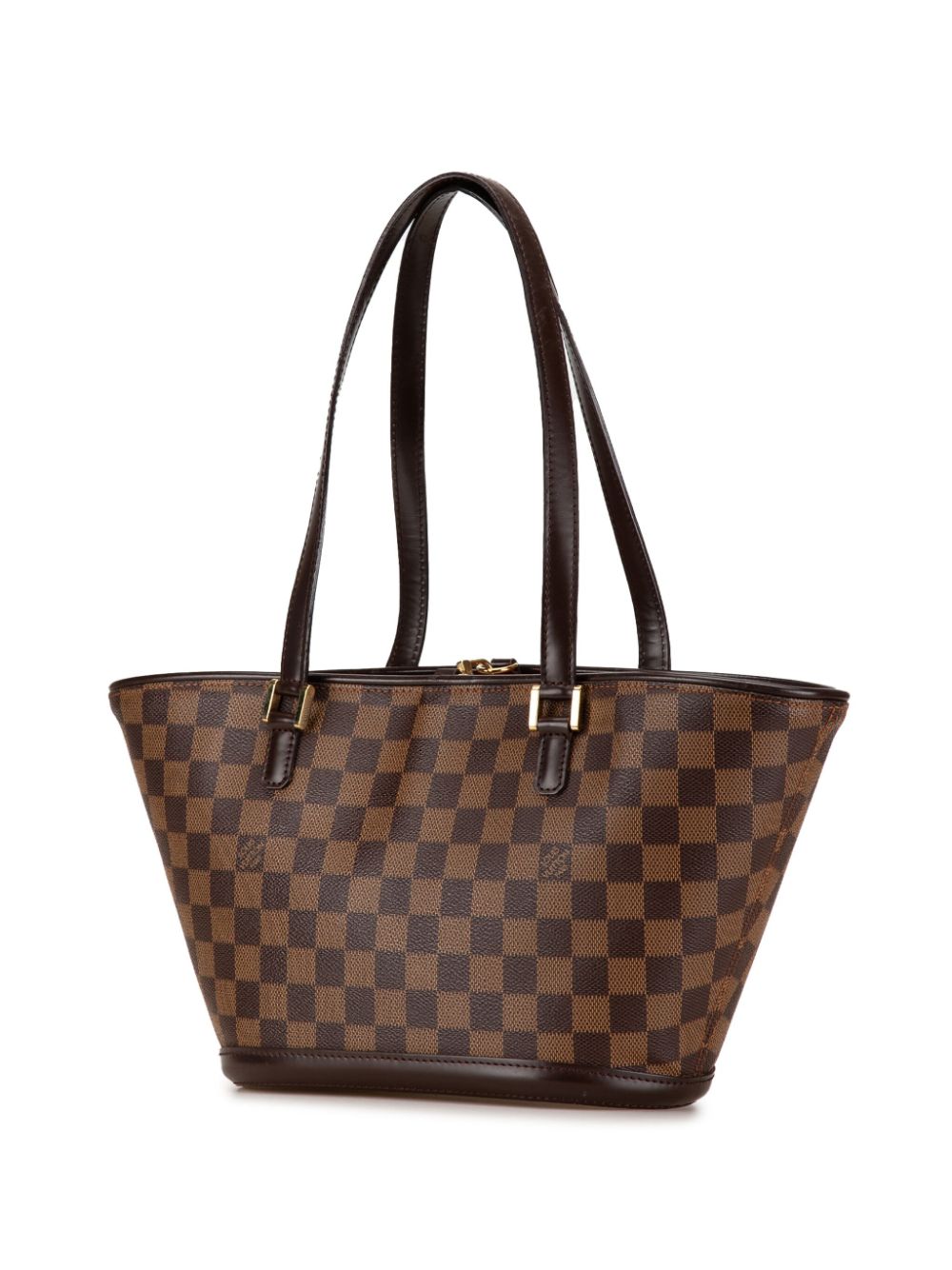 Louis Vuitton Pre-Owned 2003 Damier Ebene Manosque PM shoulder bag - Bruin