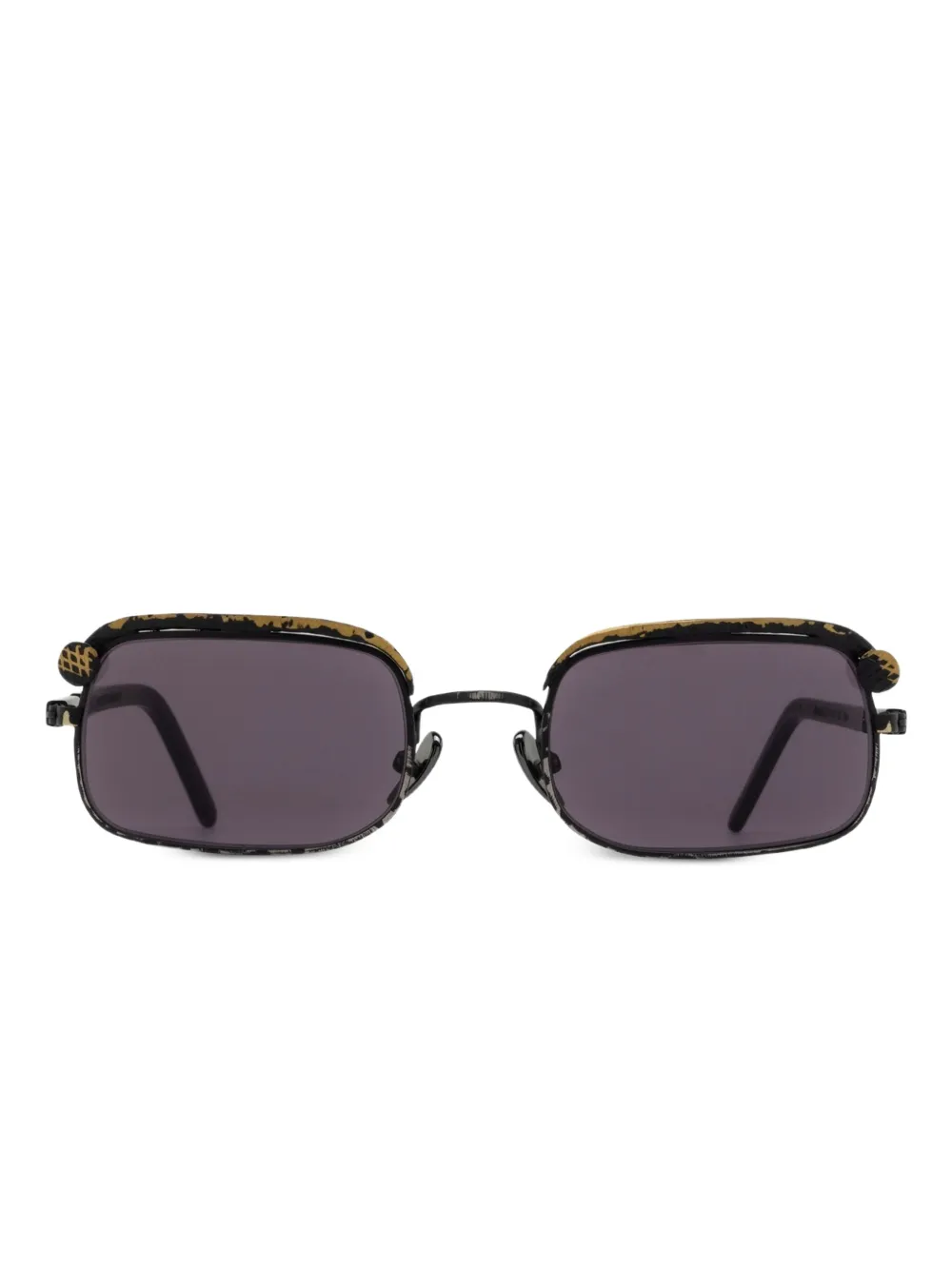 Kuboraum patterned-frame sunglasses | Black | Image 1