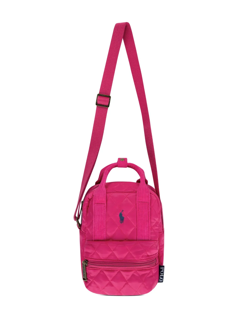 POLO RALPH LAUREN KIDS Polo Pony-motif shoulder bag - Rosa