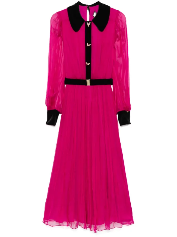belted silk midi dress TOM FORD Washed Silk Georgette Belted Midi Dress, Desert, Women's, 44, Cocktail & Party Wedding Guest Dresses Satin & Silk Dresses