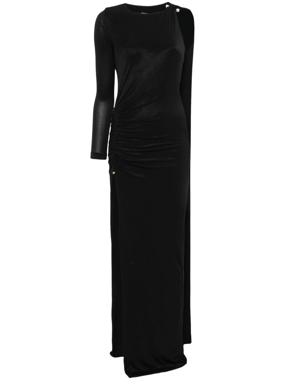 Nissa Backless Maxi Dress In Black