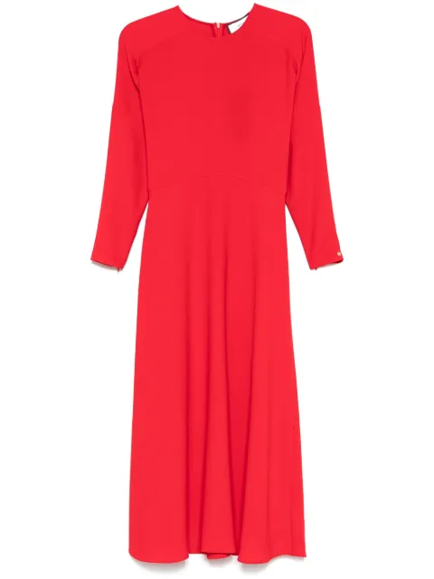NISSA A-line crepe mid dress