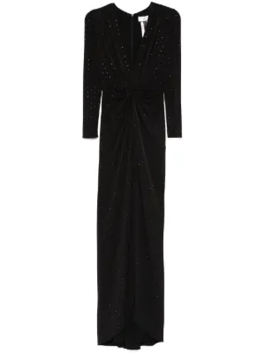 glitter plisse dress Elegant Satin Formal Dress main image 1
