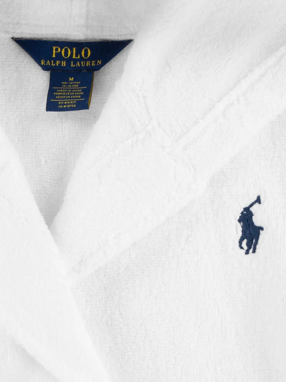 POLO RALPH LAUREN KIDS Katoenen badjas Wit