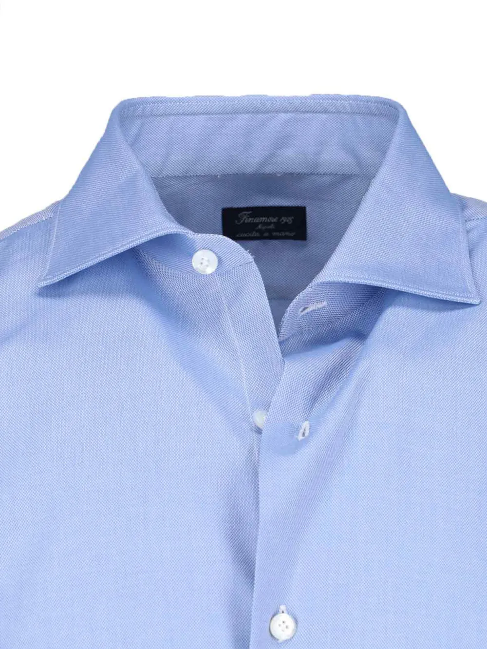 Finamore 1925 Napoli Milano oerhemd Blauw