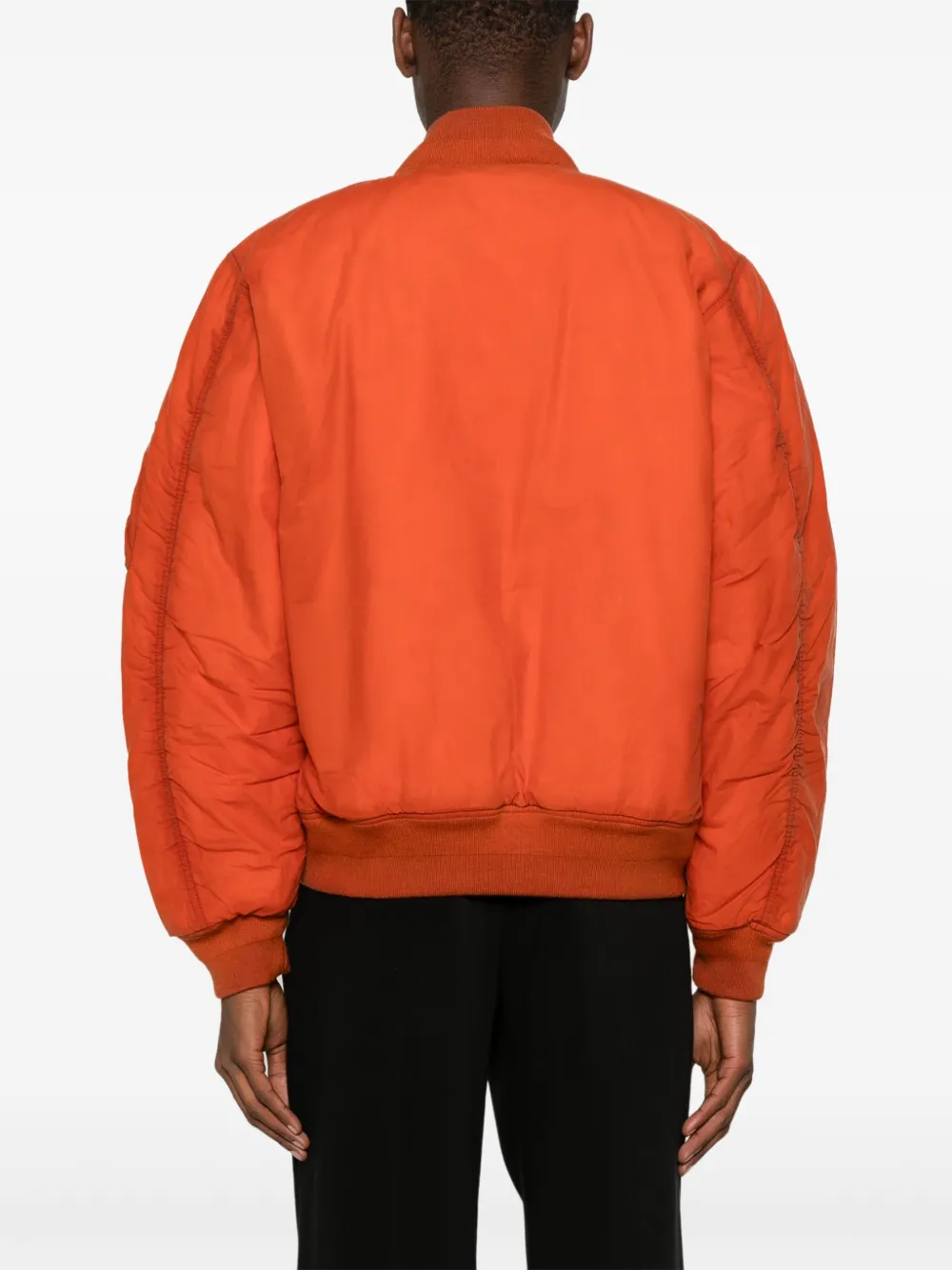 STUSSY WAXED QUILTED BOMBER JACKET