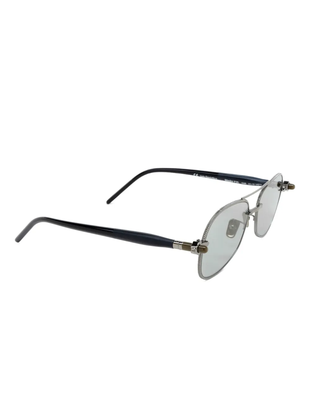Kuboraum P75 zonnebril met kralen montuur - Zwart