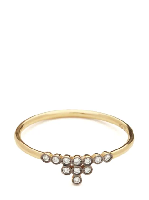 Yannis Sergakis 18kt yellow gold Charnières diamond ring