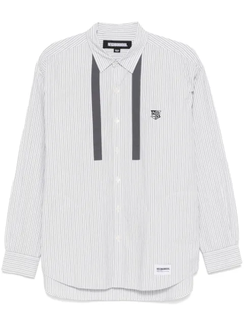 Neighborhood camisa con moño manga larga