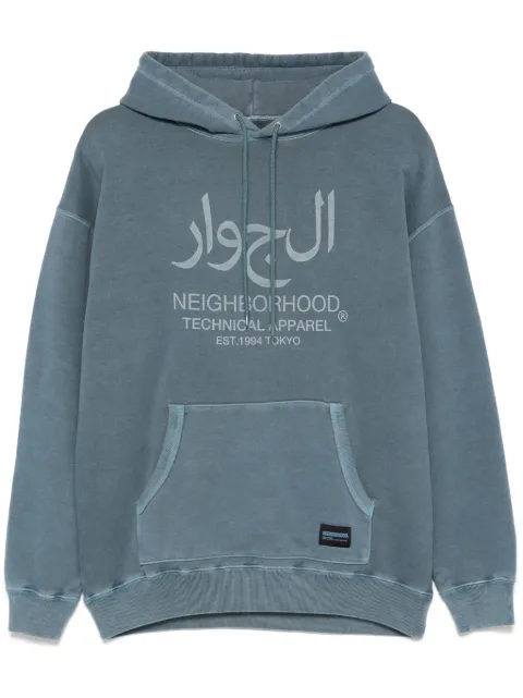 Neighborhood hoodie con logo estampado
