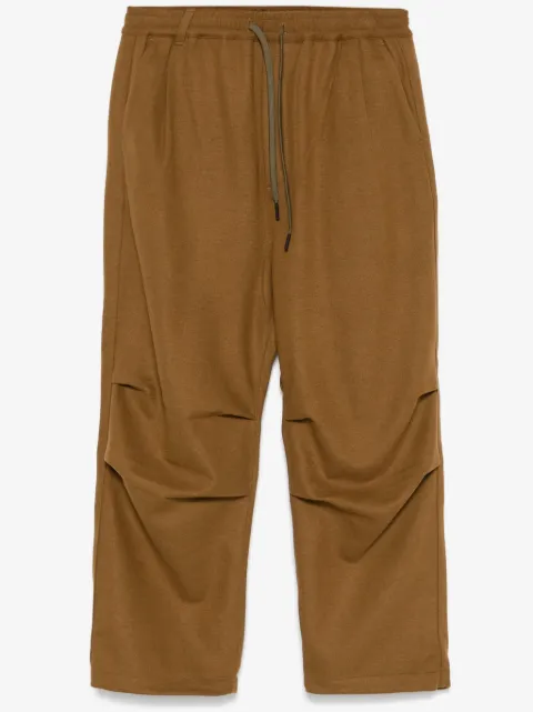 White Mountaineering knee-tuck trousers